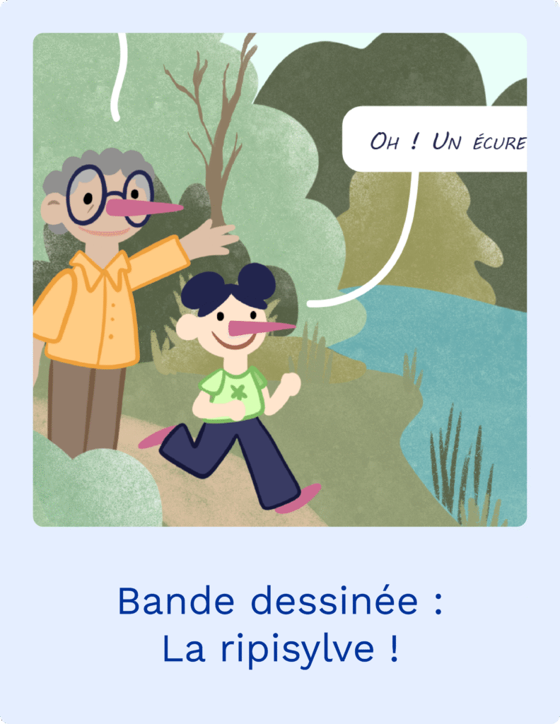 Miniature d'un projet exemple de la BD sérieuse et aussi ludique « La ripisylve »